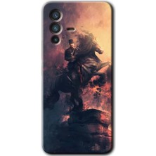 MRC İletişim Vivo V23 5g Kılıf Hd Desen Baskılı Arka Kapak - Atatürk Portre