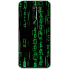 MRC İletişim Xiaomi Redmi 9 Kılıf Hd Desen Baskılı Arka Kapak - Matrix