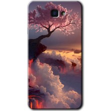 MRC İletişim Samsung Galaxy J7 Prime 2 Kılıf Hd Desen Baskılı Arka Kapak + Temperli Cam - Uçurumdaki Hayat