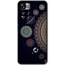 MRC İletişim Xiaomi Redmi Note 11 Pro Plus 5g Kılıf Hd Desen Baskılı Arka Kapak - Gezegen Döngüsü