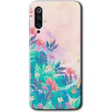 MRC İletişim   Xiaomi Mi 9 Se Kılıf Hd Desen Baskılı Arka Kapak - Çizim Yapraklar