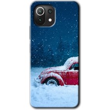 MRC İletişim Xiaomi Mi 11 Kılıf Hd Desen Baskılı Arka Kapak - Karlı Vosvos
