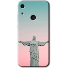MRC İletişim Huawei Y6S 2019 Kılıf Hd Desen Baskılı Arka Kapak + Temperli Cam - Rio