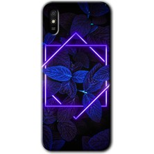MRC İletişim Xiaomi Redmi 9A Kılıf Hd Desen Baskılı Arka Kapak - Mekanik Yaprak 5
