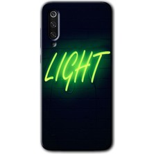 MRC İletişim Xiaomi Mi 9 Se Kılıf Hd Desen Baskılı Arka Kapak - Neon Inscription