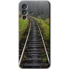 MRC İletişim Vivo V23 5g Kılıf Hd Desen Baskılı Arka Kapak - Tren Yolu