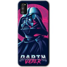 MRC İletişim Samsung Galaxy M30S Kılıf Hd Desen Baskılı Arka Kapak + Temperli Cam - Darth Vader