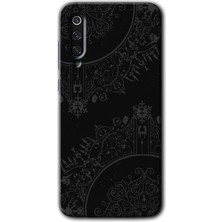 MRC İletişim Xiaomi Mi 9 Kılıf Hd Desen Baskılı Arka Kapak - Siyah Mandala