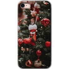 MRC İletişim iPhone Se 2022 Kılıf Hd Desen Baskılı Arka Kapak + Temperli Cam - Happy New Year