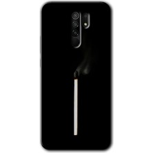 MRC İletişim Xiaomi Redmi 9 Kılıf Hd Desen Baskılı Arka Kapak - Sönmüş Kibrit