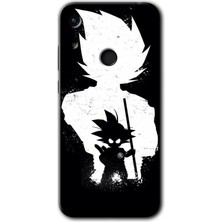 MRC İletişim Huawei Y6S 2019 Kılıf Hd Desen Baskılı Arka Kapak + Temperli Cam - Anime