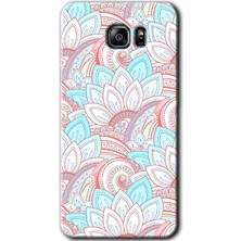 MRC İletişim Samsung Galaxy Note 5 Kılıf Hd Desen Baskılı Arka Kapak + Temperli Cam - Çin Mandala 1