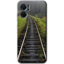 MRC İletişim Xiaomi Redmi 10 5g Kılıf Hd Desen Baskılı Arka Kapak - Tren Yolu