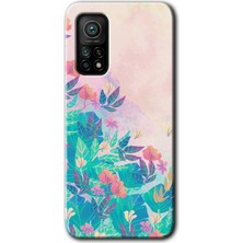 MRC İletişim Xiaomi Mi 10T Pro Kılıf Hd Desen Baskılı Arka Kapak - Çizim Yapraklar