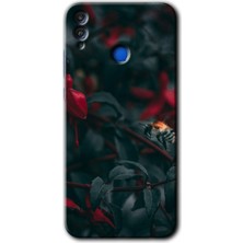 MRC İletişim Honor 8c Kılıf Hd Desen Baskılı Arka Kapak + Temperli Cam - Avcı Arı