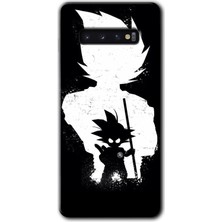 MRC İletişim Samsung Galaxy S10 Kılıf Hd Desen Baskılı Arka Kapak + Temperli Cam - Anime