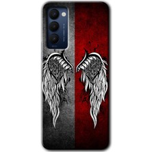 MRC İletişim Tecno Camon 18P Kılıf Hd Desen Baskılı Arka Kapak - Lucifer