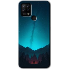 MRC İletişim Tecno Pova Kılıf Hd Desen Baskılı Arka Kapak - Night Fores Mount