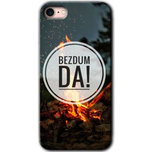 MRC İletişim iPhone Se 2020 Kılıf Hd Desen Baskılı Arka Kapak + Temperli Cam - Bezdum Da