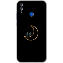 MRC İletişim Honor 8x Kılıf Hd Desen Baskılı Arka Kapak + Temperli Cam - Iyi Geceler