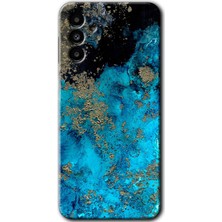 MRC İletişim Samsung Galaxy M23 Kılıf Hd Desen Baskılı Arka Kapak + Temperli Cam - Klas Mermer