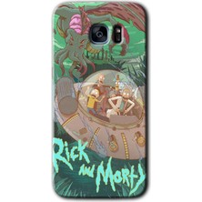 MRC İletişim Samsung Galaxy S7 Edge Kılıf Hd Desen Baskılı Arka Kapak + Temperli Cam - Bad Breaking