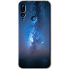 MRC İletişim Huawei Y9 Prime 2019 Kılıf Hd Desen Baskılı Arka Kapak + Temperli Cam - Samanyolu