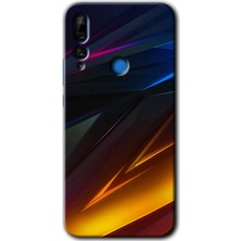 MRC İletişim  Huawei Y9 Prime 2019 Kılıf Hd Desen Baskılı Arka Kapak + Temperli Cam - Stranger Lines