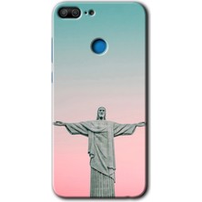 MRC İletişim Honor 9 Lite Kılıf Hd Desen Baskılı Arka Kapak + Temperli Cam - Rio