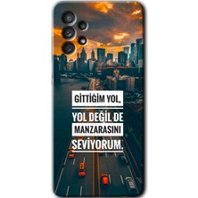 MRC İletişim Samsung Galaxy A52S Kılıf Hd Desen Baskılı Arka Kapak + Temperli Cam - Manzara Seviyorum