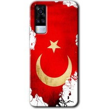 MRC İletişim Vivo Y51 Kılıf Hd Desen Baskılı Arka Kapak - Türkiyem