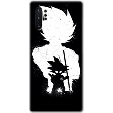 MRC İletişim Samsung Galaxy Note 10 Plus Kılıf Hd Desen Baskılı Arka Kapak + Temperli Cam - Anime