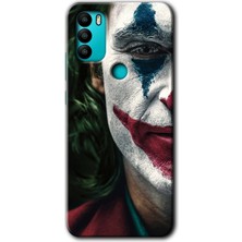MRC İletişim General Mobile Gm 21 Plus Kılıf Hd Desen Baskılı Arka Kapak + Temperli Cam - Joker