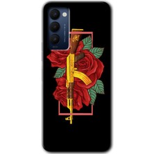 MRC İletişim Tecno Camon 18T Kılıf Hd Desen Baskılı Arka Kapak - Bedel