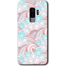 MRC İletişim Samsung Galaxy S9 Plus Kılıf Hd Desen Baskılı Arka Kapak + Temperli Cam - Çin Mandala 1