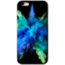 MRC İletişim iPhone 6s Kılıf Hd Desen Baskılı Arka Kapak + Temperli Cam - Karışım 1