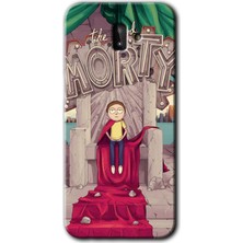 MRC İletişim  Samsung Galaxy J6 Plus Kılıf Hd Desen Baskılı Arka Kapak + Temperli Cam - Morty