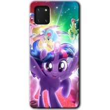 MRC İletişim Samsung Galaxy Note 10 Lite Kılıf Hd Desen Baskılı Arka Kapak + Temperli Cam - Pony