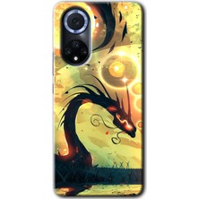 MRC İletişim Huawei Nova 9 Kılıf Hd Desen Baskılı Arka Kapak - Digital Dragon