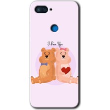 MRC İletişim Xiaomi Mi 8 Lite Kılıf Hd Desen Baskılı Arka Kapak - Sevgili Ayıcık