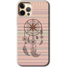 MRC İletişim iPhone 11 Pro Kılıf Hd Desen Baskılı Arka Kapak + Temperli Cam - Mandala Retro