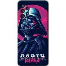MRC İletişim Samsung Galaxy A72 Kılıf Hd Desen Baskılı Arka Kapak + Temperli Cam - Darth Vader