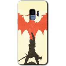 MRC İletişim Samsung Galaxy S9 Kılıf Hd Desen Baskılı Arka Kapak + Temperli Cam - Dragon Hunter 1