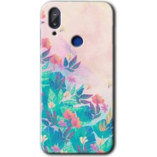 MRC İletişim Vestel E5 Kılıf Hd Desen Baskılı Arka Kapak - Çizim Yapraklar