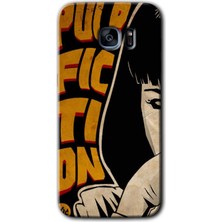 MRC İletişim Samsung Galaxy S7 Edge Kılıf Hd Desen Baskılı Arka Kapak + Temperli Cam - Ucuz Roman