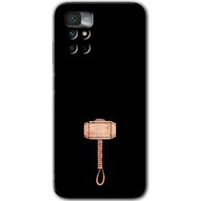 MRC İletişim Xiaomi Redmi Note 11 4g Kılıf Hd Desen Baskılı Arka Kapak - Thor Çekiç