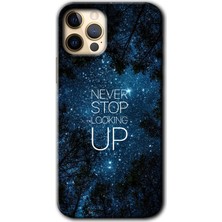 MRC İletişim iPhone 11 Pro Max Kılıf Hd Desen Baskılı Arka Kapak + Temperli Cam - Stars Wallpaper