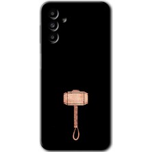 MRC İletişim Samsung Galaxy M23 Kılıf Hd Desen Baskılı Arka Kapak + Temperli Cam - Thor Çekiç