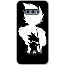 MRC İletişim Samsung Galaxy S10E Kılıf Hd Desen Baskılı Arka Kapak + Temperli Cam - Anime