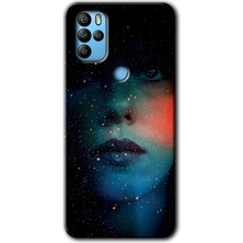 MRC İletişim Omix X300 Kılıf Hd Desen Baskılı Arka Kapak - Karanlık Kadın